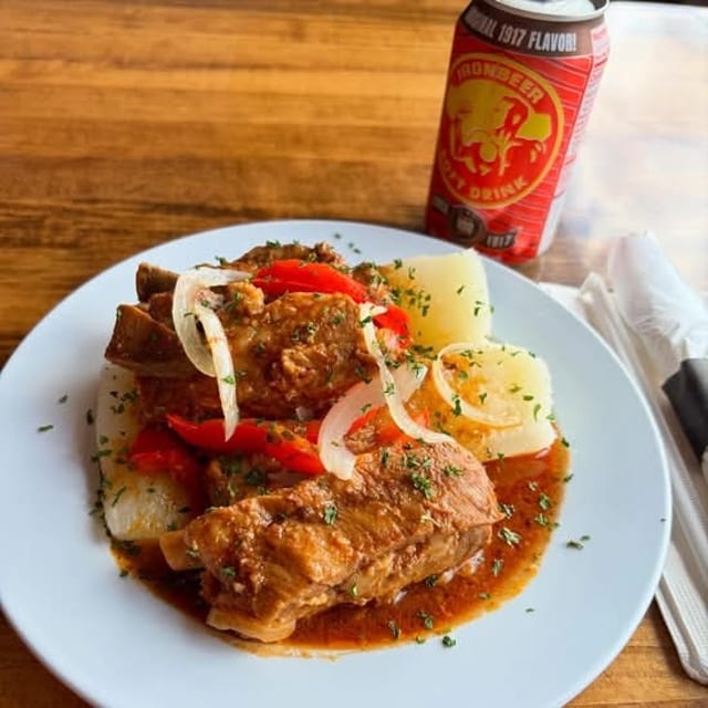 Baby back rib stew.