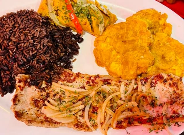 Bistec de cerdo.