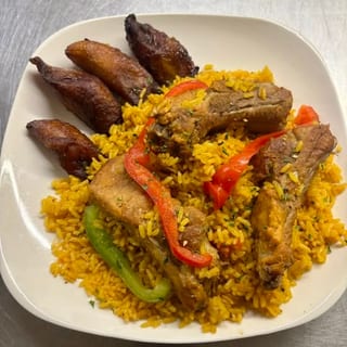 Arroz Amarillo con cerdo